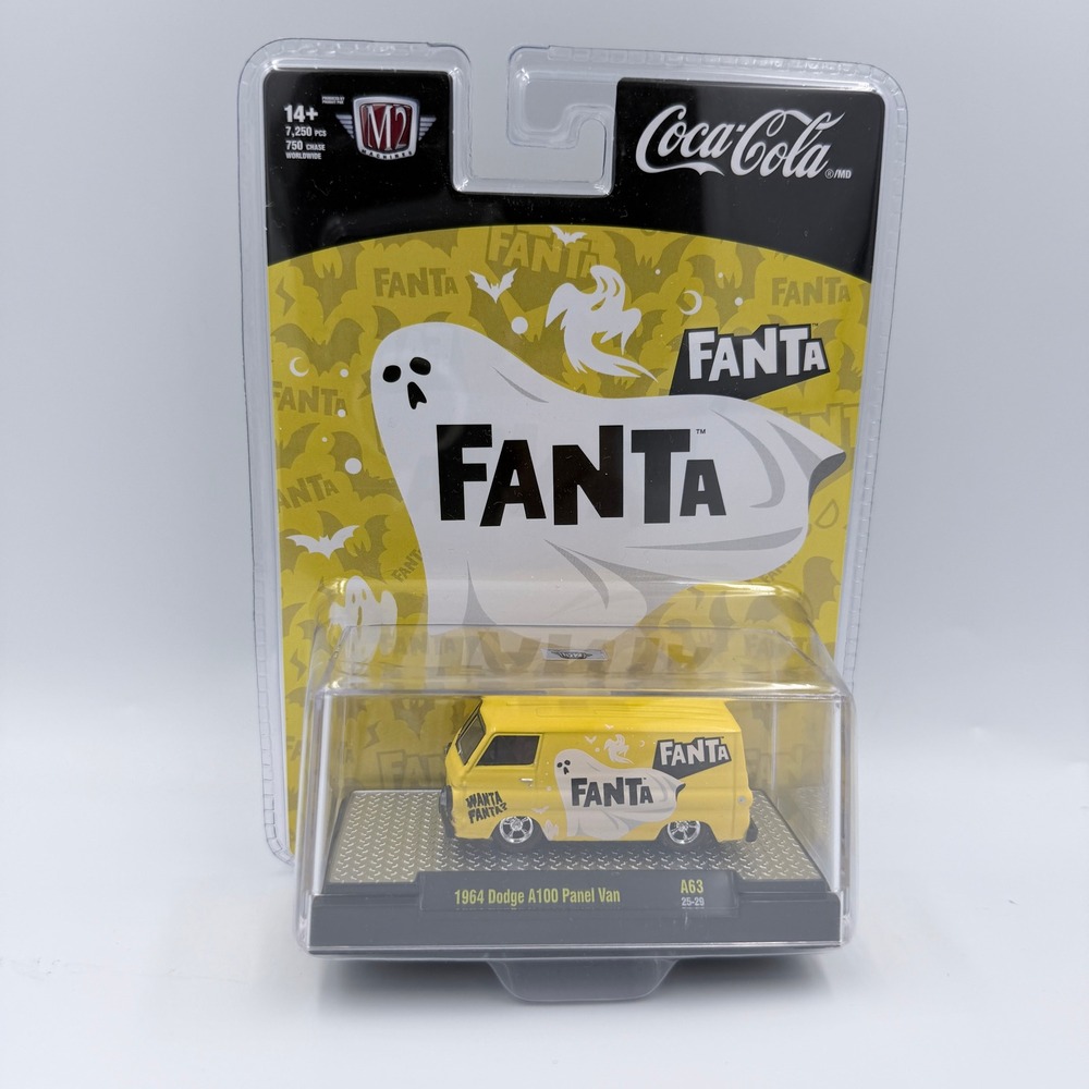 M2 Machines Coca Cola Fanta 1964 Dodge A100‎ Panel Van Halloween Ghost Ghostly
